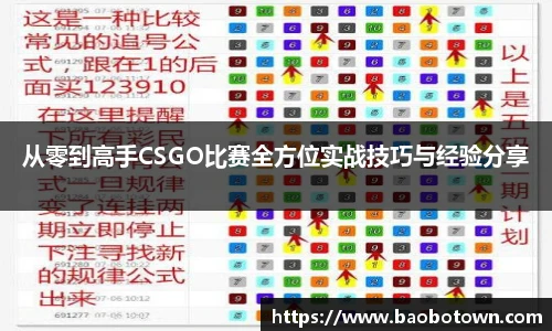 从零到高手CSGO比赛全方位实战技巧与经验分享